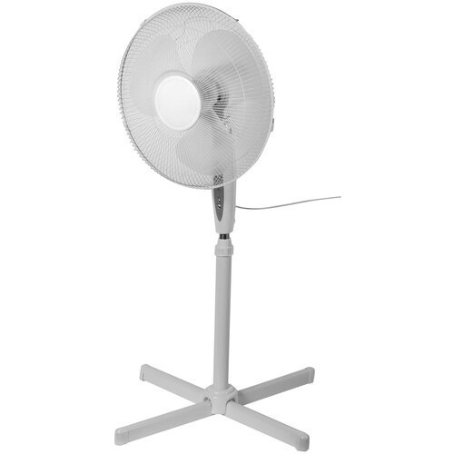 Вентилятор напольный, универсальный, высота 125 см, 45 Вт, цвет белый