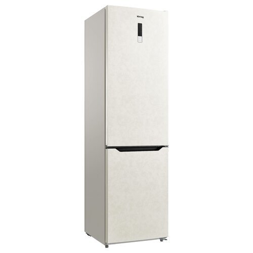 Холодильник Korting KNFC 62017 B, бежевый
