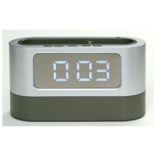 Часы электронные настольные, с органайзером, календарем, будильником, секундомером, 3ААА 542591