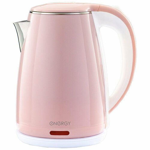 Чайник ENERGY E-261 (1,8 л, диск) розовый, двойной корпус