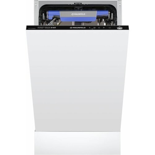 Встраиваемая посудомоечная машина MAUNFELD MLP-08IMRO, узкая, ширина 44.5см, полновстраиваемая, загрузка 10 комплектов