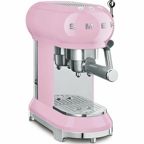 Кофеварка рожковая SMEG ECF01PKEU, розовая