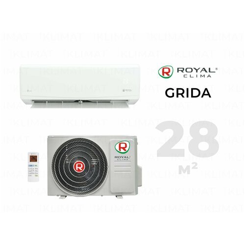 Инверторный Кондиционер Royal Clima Grida настенный сплит-система серии GRIDA RCI-GR28HN