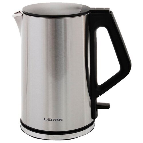 Чайник Leran EKM-1575, черный/серебристый