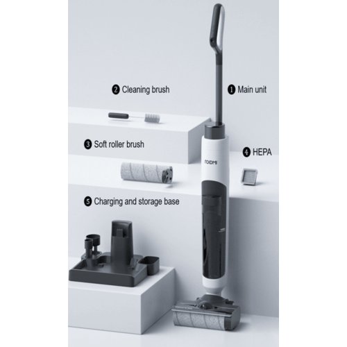 XDJ07RM Пылесос Roidmi Smart Cordless Wet Dry Vacuum Cleaner NEO Black+White