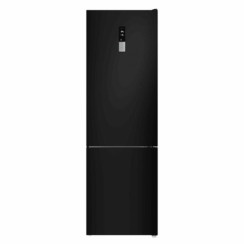 Холодильник MAUNFELD MFF200NFBE, двухкамерный, A+, 271 л, морозилка 106 л, черный
