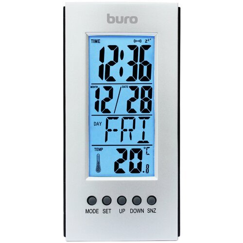 Цифровая метеостанция Buro BU-WSH101-LIGHT серебристый
