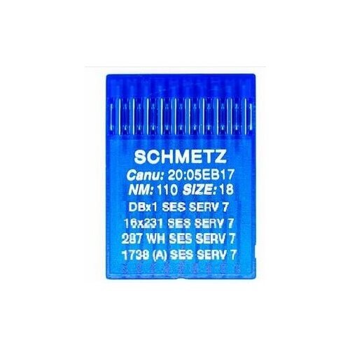 SCHMETZ Иглы промышленные DBx1 SES SERV7 №110 10 шт.