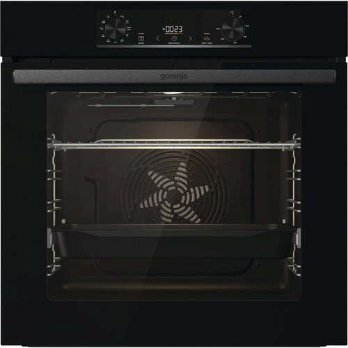 ABC Духовой шкаф Gorenje BO6735E05B, встраиваемый, электрический, A, черный (60см, 2500Вт)