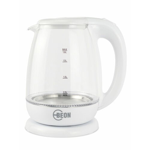 Чайник электрический BEON BN-3045, стекло 1.8л, 2200Вт, LED-подсветка