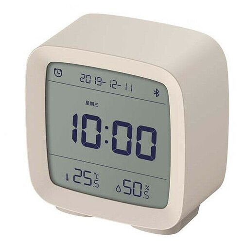 Часы с термометром Qingping Qingping Bluetooth Smart Alarm Clock AA, белый