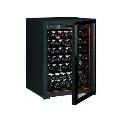 Винный шкаф Eurocave V-Revel-S Стеклянная дверь Full glass, Максимальная комплектация, поддоны - чёрный глянец