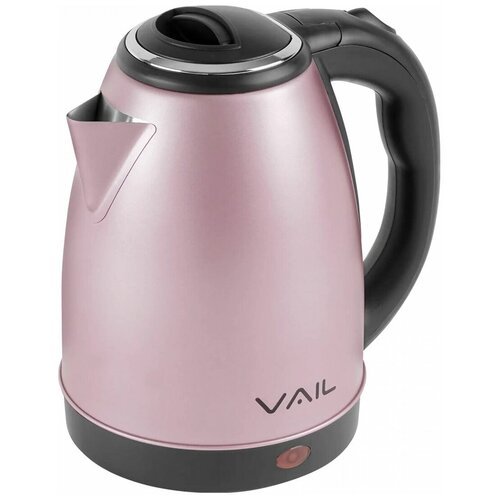 Чайник электрический VAIL VL-5507, электрочайник 1,8 л, 1800 Вт, розовый