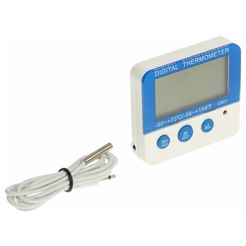 Термометр LTR-13, электронный, выносной датчик 90 см, белый