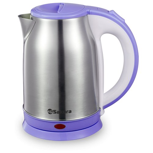 Чайник Sakura SA-2147, серебристый/фиолетовый