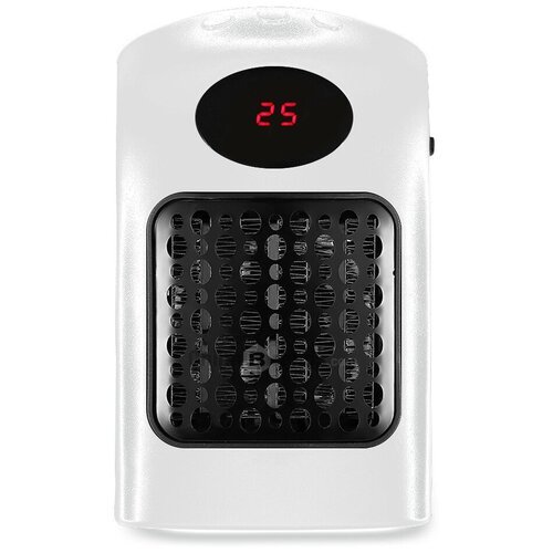 Портативный обогреватель Mini Heater для дома с дисплеем (Белый)
