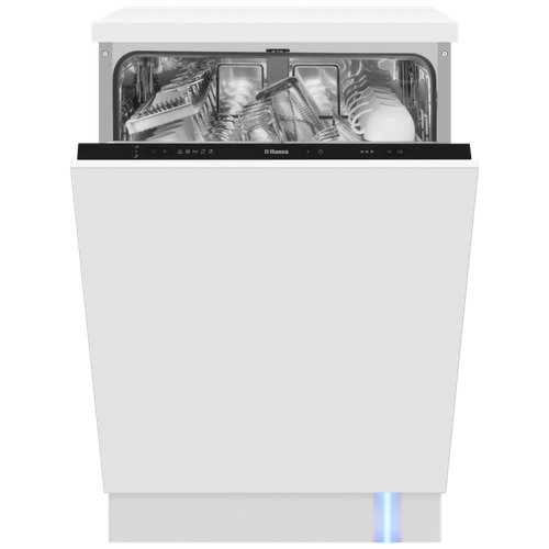 Встраиваемая посудомоечная машина Hansa ZIM615BQ, 60 см, с 5 программами, программой половинной загрузки и защитой от протечек Aquastop