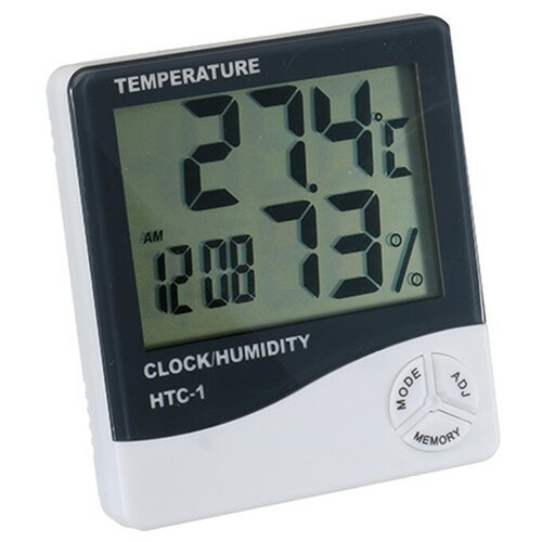 Термометр-гигрометр цифровой HTC-1 (метеостанция)