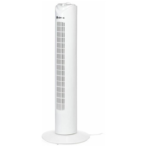Вентилятор колонный, Lofter, 40 Вт, 3 скорости, белый