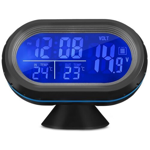 Автомобильные часы/термометр VST-7009V