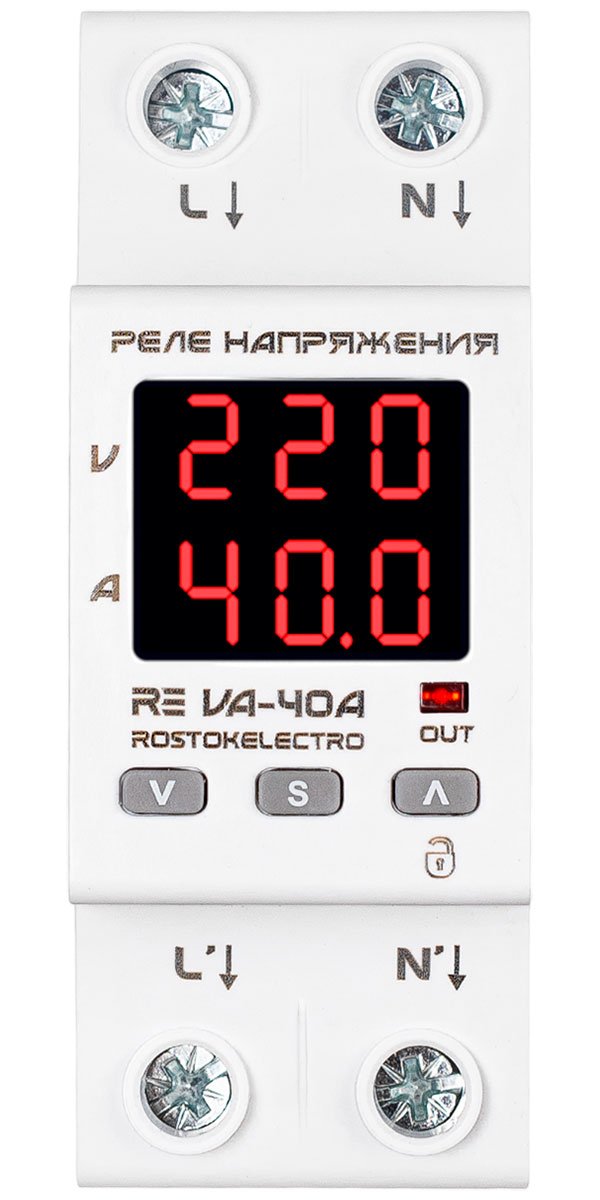 Реле напряжения RE VA-40A Реле напряжения RE VA-40A