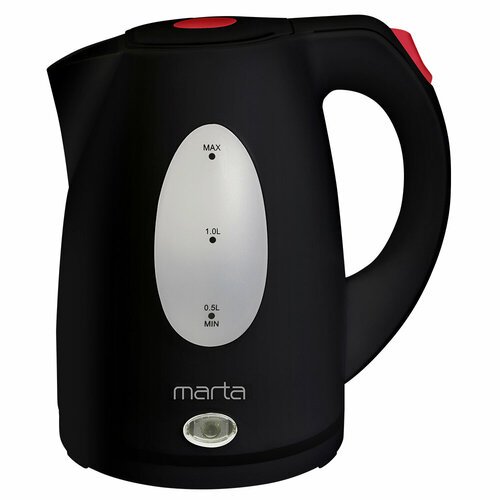 Электрический чайник MARTA MT-4638 черный/красный