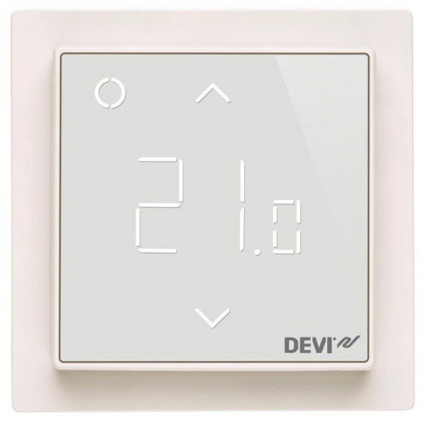 Терморегулятор для теплого пола ДЕВИ DEVIreg Smart Wi-Fi, белый