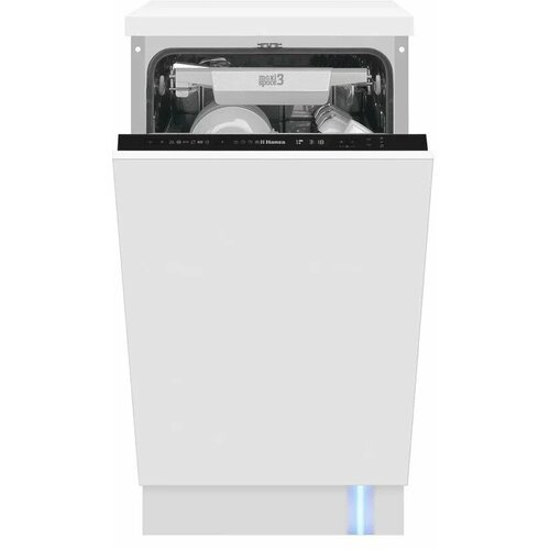 Встраиваемая посудомоечная машина Hansa ZIM426EBO, автооткрывание дверцы, 6 программ, функция пара и отсрочка старта