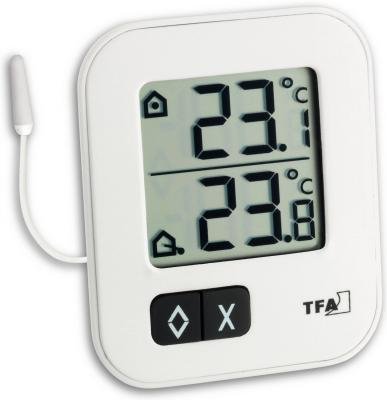 Термометр TFA 30.1043.02 EK белый