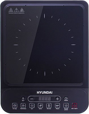 Настольная плита Hyundai HYC-0101 черный стеклокерамика