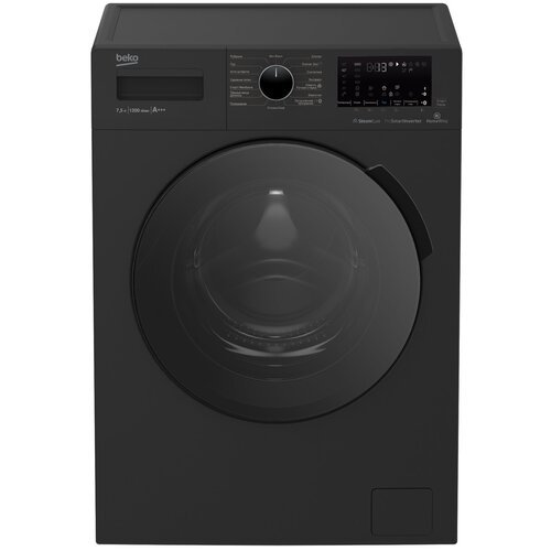 Стиральная машина Beko WSPE7H616A RU, антрацит