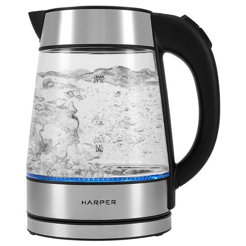 Чайник HARPER HWK-GM03, серебристый
