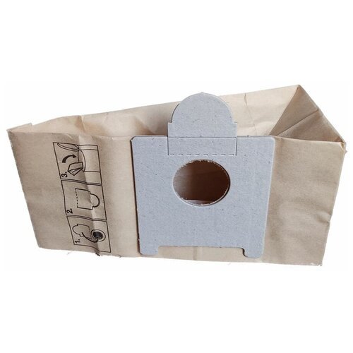 Бумажные мешки пылесборники для пылесосов MOULINEX POWERPACK, EFFIMAX, PRAINEA, комплект 5 шт.