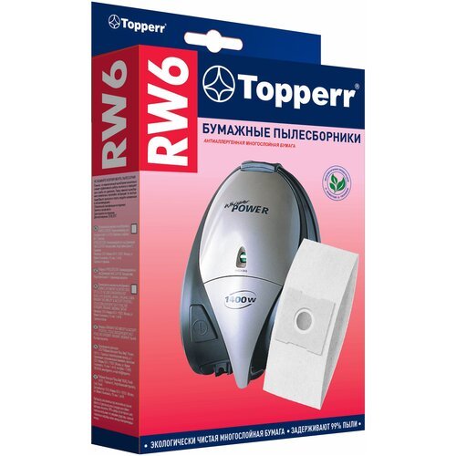 Topperr Бумажные пылесборники RW6, 5 шт.