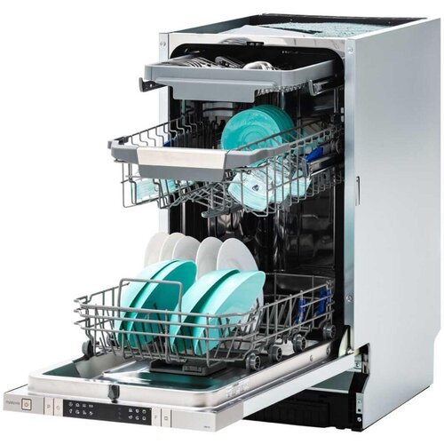 Встраиваемая посудомоечная машина Manya DB4102 invertor, автооткрывание, луч