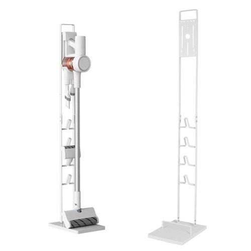 Напольная стойка / подставка (белая) Run Energy для вертикальных пылесосов Dyson Xiaomi Bosch Tefal Samsung Philips Redmond Kitfort