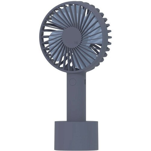 Вентилятор ручной SOLOVE Manual Fan 3 Speed TypeC 2000mAh чёрный/синий