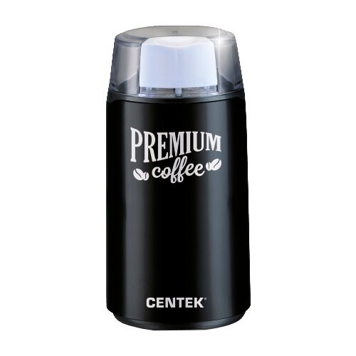 Кофемолка CENTEK CT-1360 с рисунком, черный