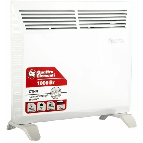 Обогреватель для дома конвекторный QЕ-1000КS напольный, настенный, климатическая бытовая техника, электрообогреватель для отопления дома