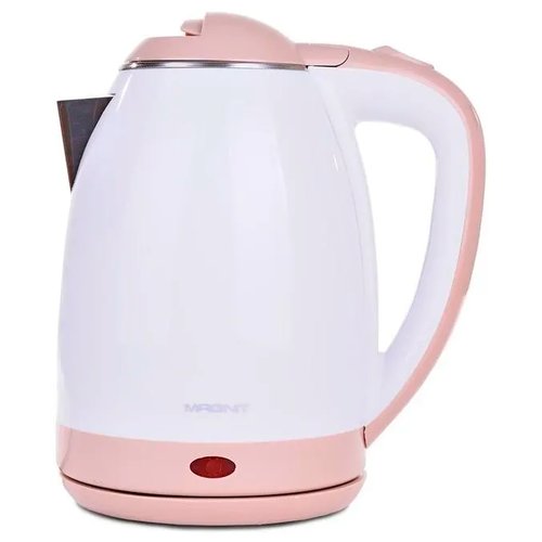 Чайник MAGNIT RMK-3204, белый/розовый
