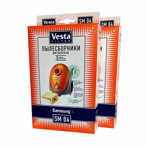 Мешки бумажные для пылесоса Vesta filter Sm042 10 штук