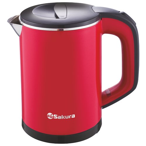 Чайник Sakura SA-2158, красный/черный