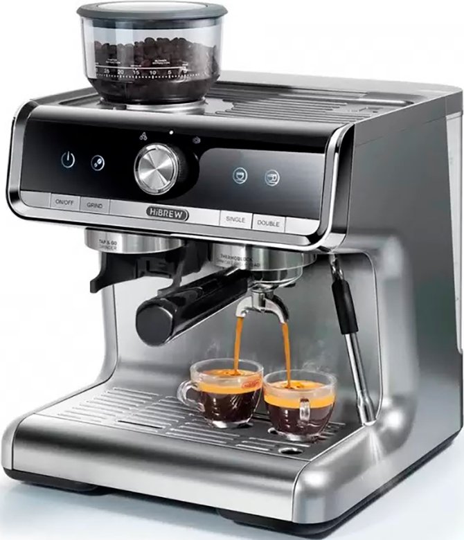 Рожковая кофемашина Hibrew H7 PRO Barista, серебристый (CM5020) Рожковая кофемашина Hibrew H7 PRO Barista, серебристый (CM5020)