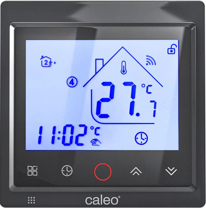 Терморегулятор для теплого пола Caleo С936 Wi-Fi black