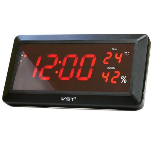 Часы настенные (температура влажность) VST 780S-1