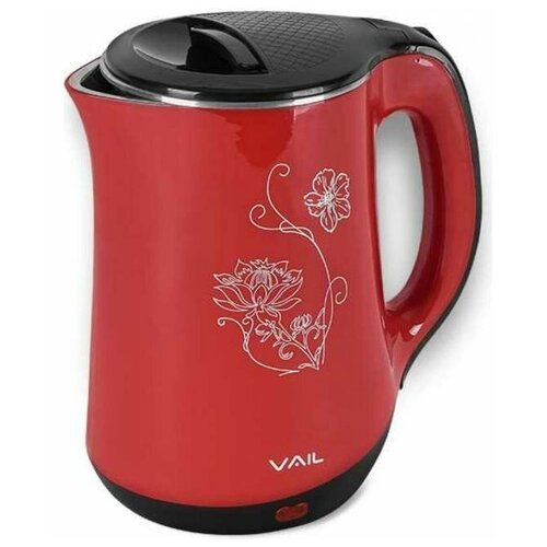 Электрический чайник VAIL VL-5551 красный