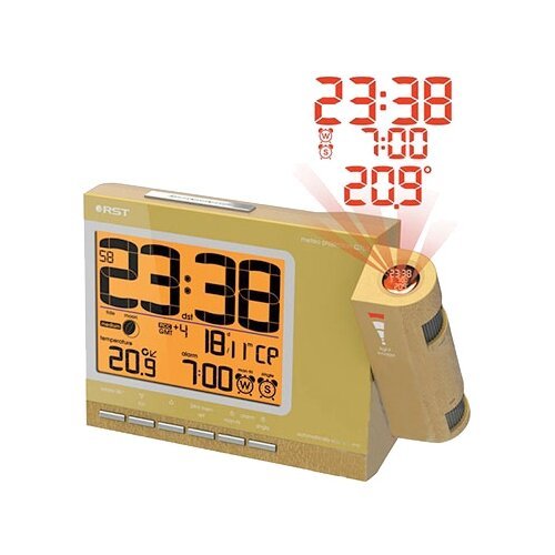 Часы с термометром RST 32754, золото