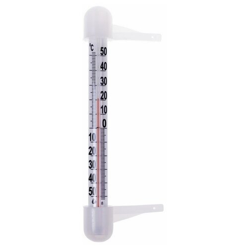 Термометр оконный (Ø 18 мм) полистирольная шкала крепление 'на гвоздик' Rexant 70-0502 (50 шт.)