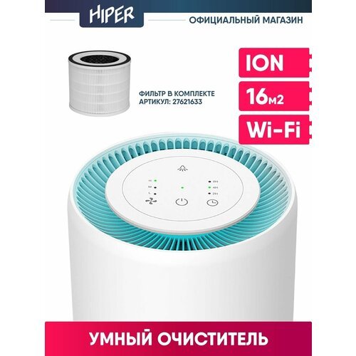 Очиститель воздуха HIPER IoT Purifier ION mini v1, white