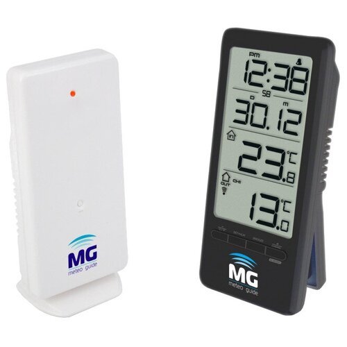 Термометр Meteo guide MG 01202, черный
